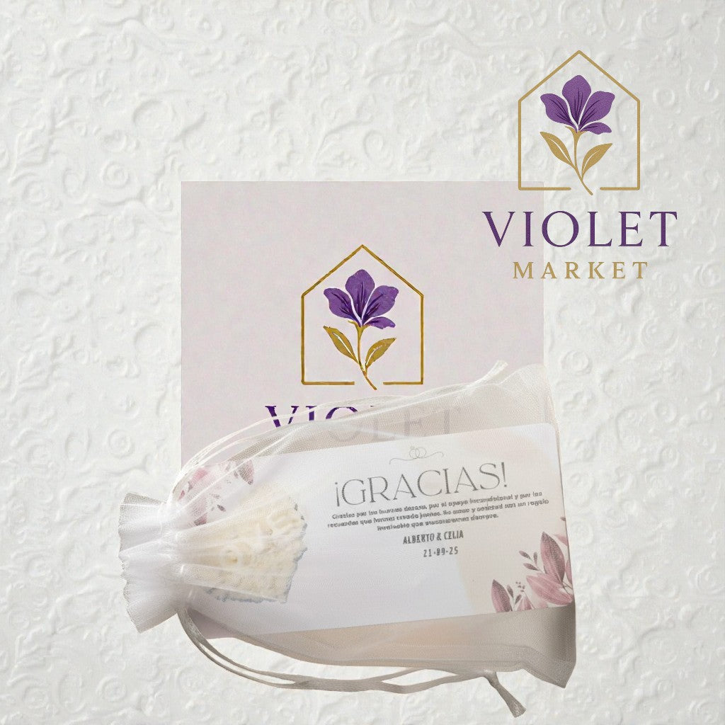 Recuerdo Floral- vela aromatica.