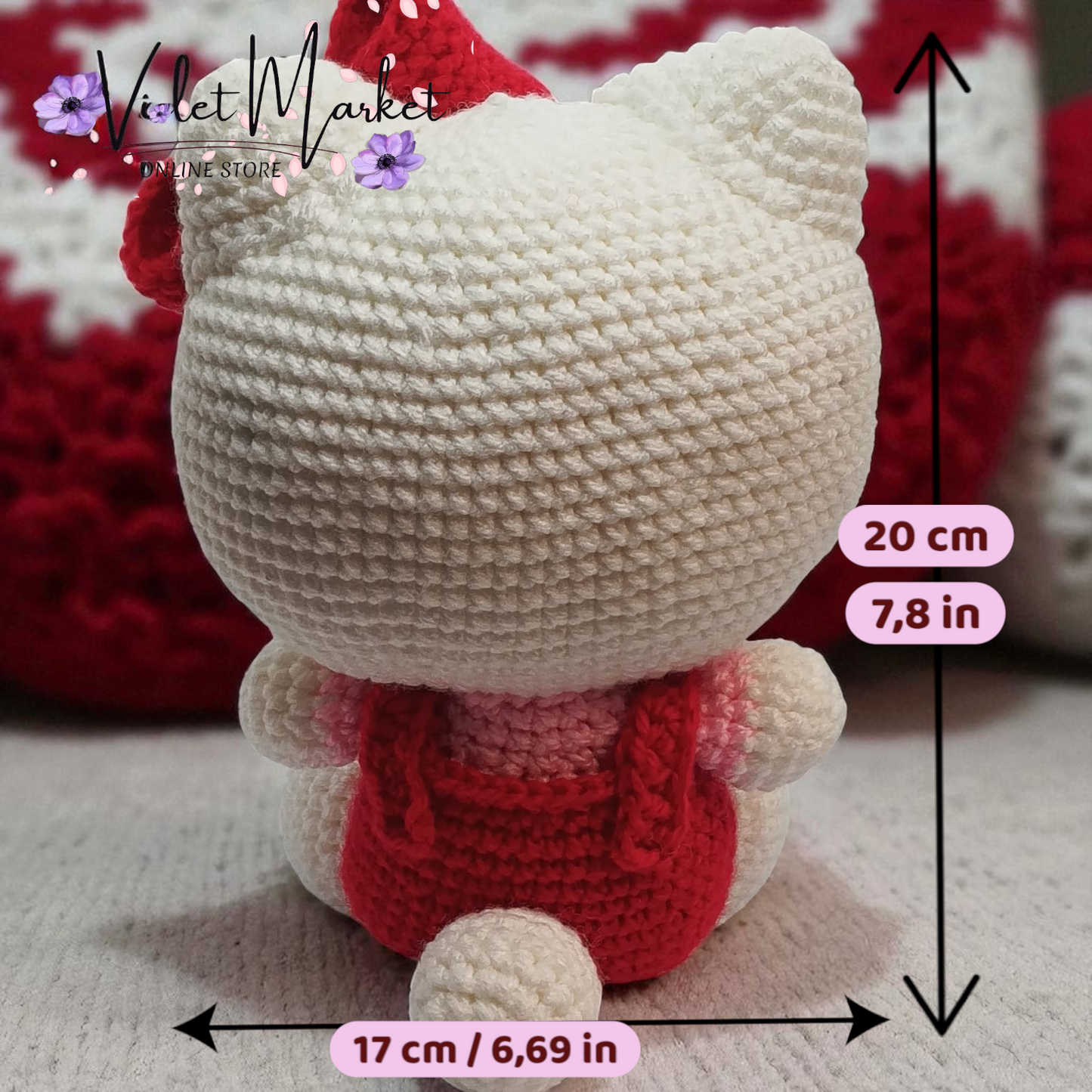 🎀🐱 Hello Kitty Amigurumi – La ternura tejida en hilo 🐱🎀
