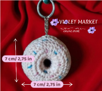 🧶 DonuTernura – Llavero Amigurumi ✨