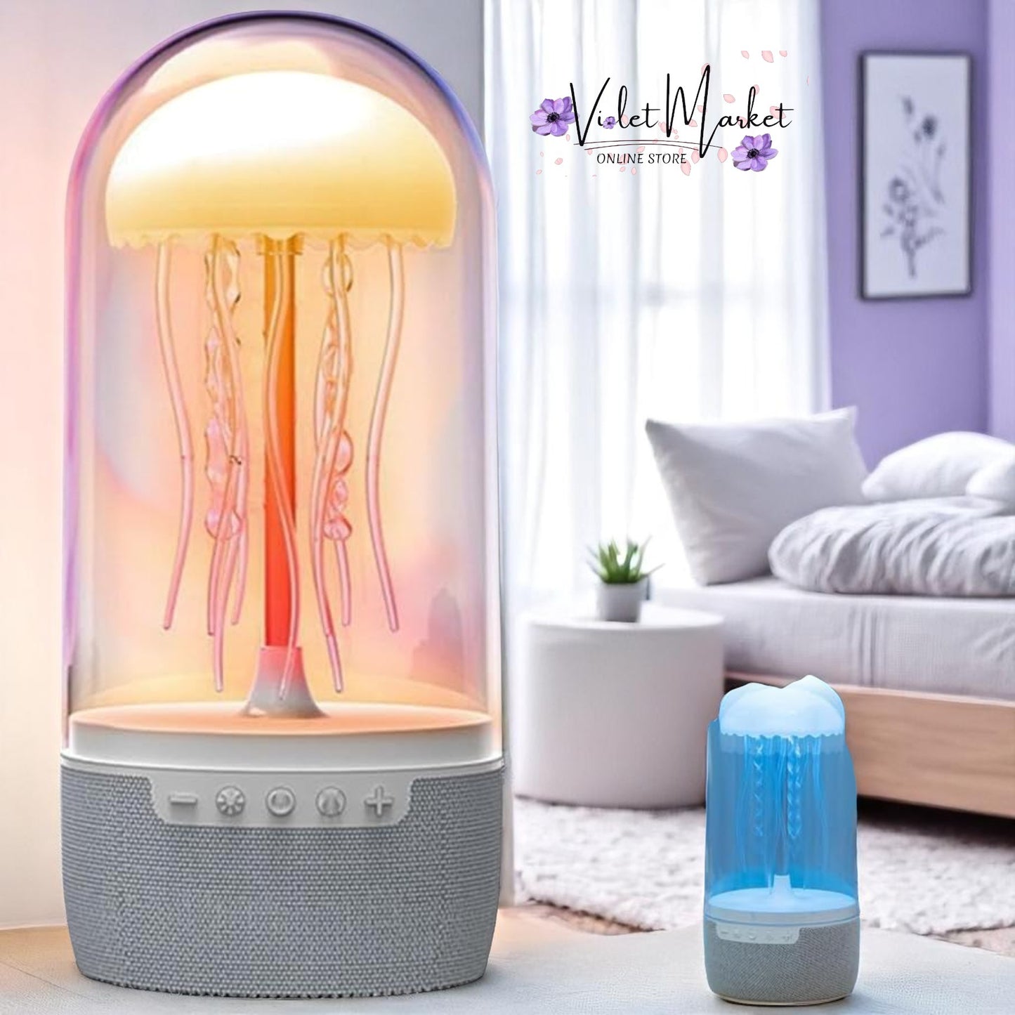 Lampara Parlante Medusa Bluetooth