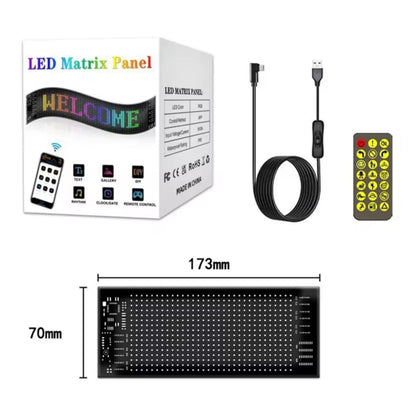 Letrero Led auto o casa, tamaño medio