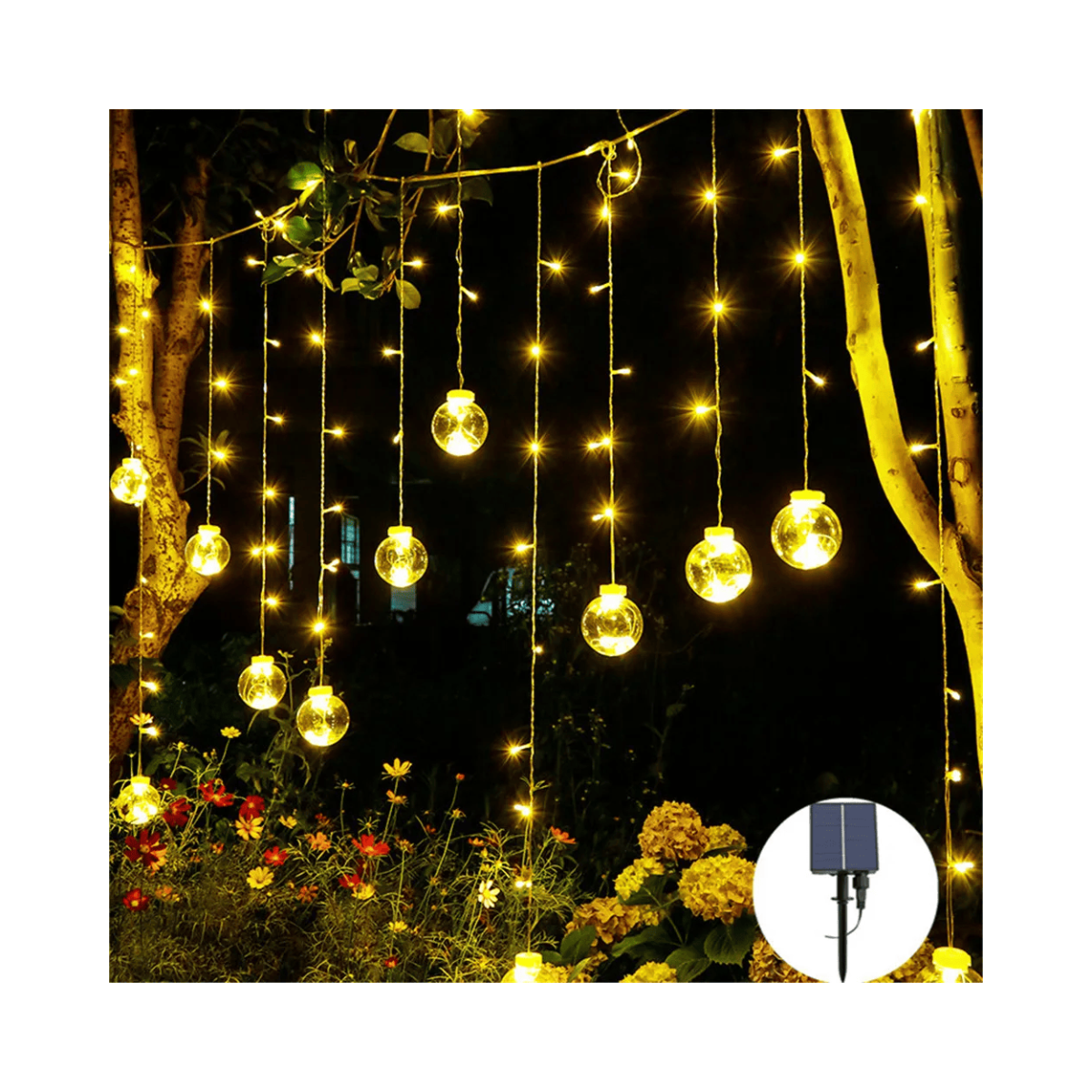 #Navidad luces esferas LED