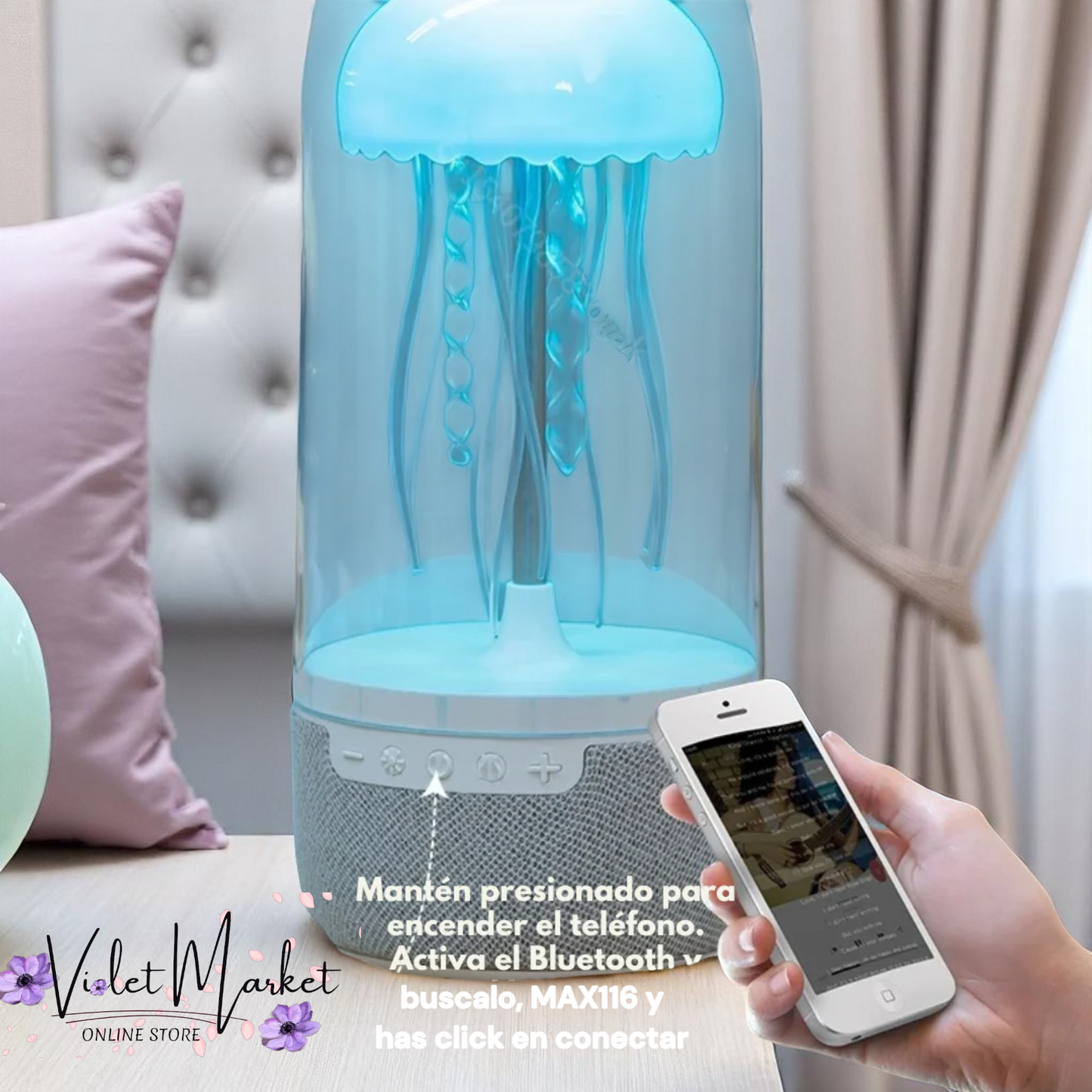 Lampara Parlante Medusa Bluetooth