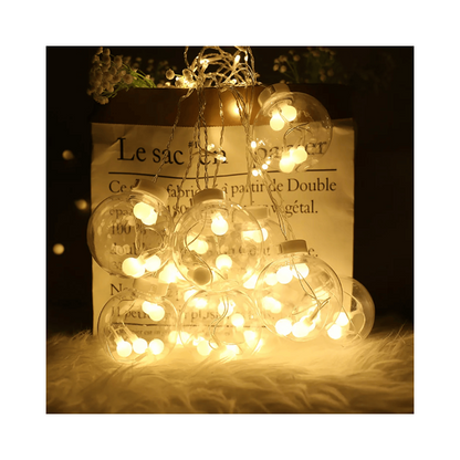 #Navidad luces esferas LED