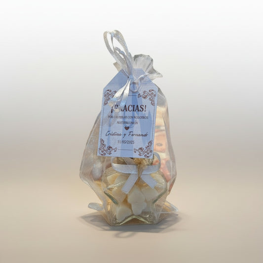 Estrella de Amor- Bolsa Organza