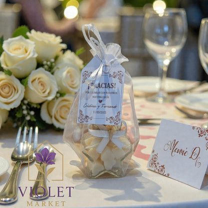 Estrella de Amor- Bolsa Organza