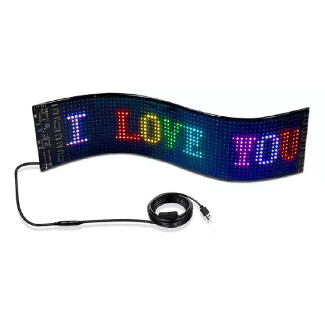 Letrero Pequeño Flexible Led Auto y Casa
