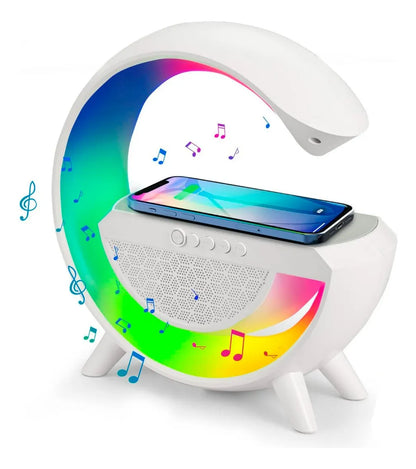 Lampara RGB con Altavoces y Cargador S/R