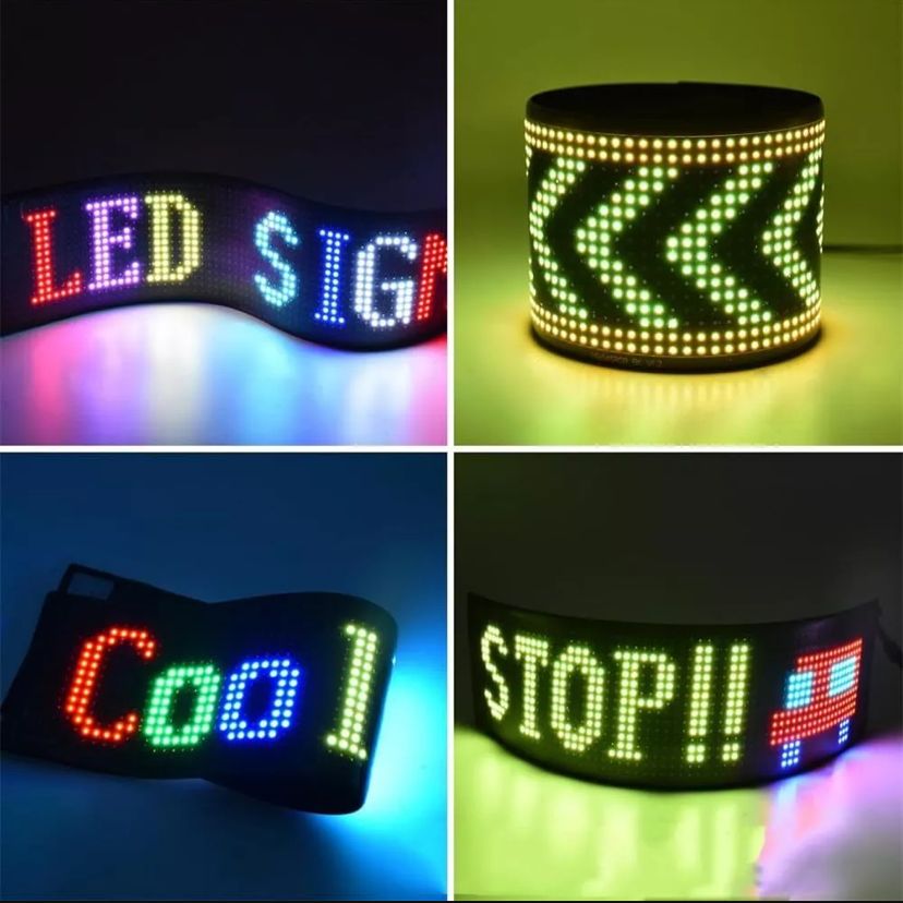 Letrero Pequeño Flexible Led Auto y Casa