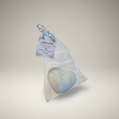 Corazón Eterno Bolsa de Organza