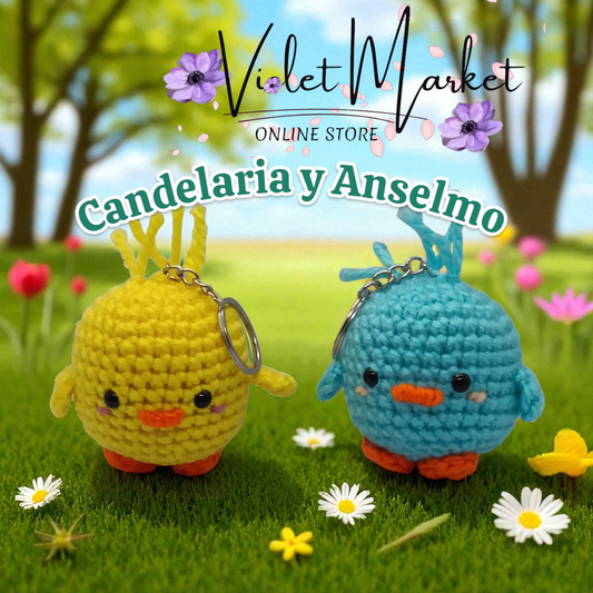 🐥 Candelaria, la Pajarita Amarilla y Anselmo, el Pajarito Celeste 🐦