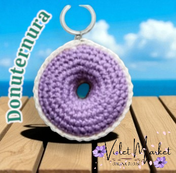 🧶 DonuTernura – Llavero Amigurumi ✨