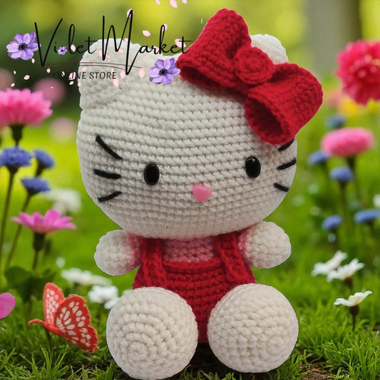 🎀🐱 Hello Kitty Amigurumi – La ternura tejida en hilo 🐱🎀