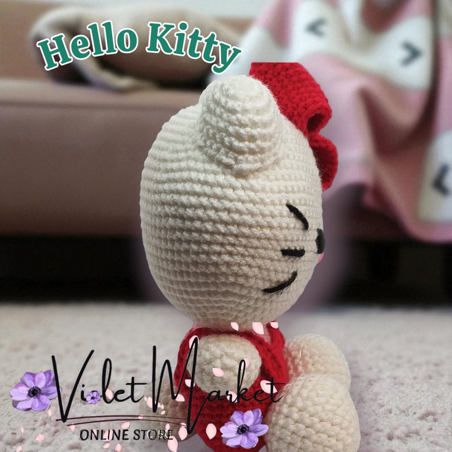 🎀🐱 Hello Kitty Amigurumi – La ternura tejida en hilo 🐱🎀