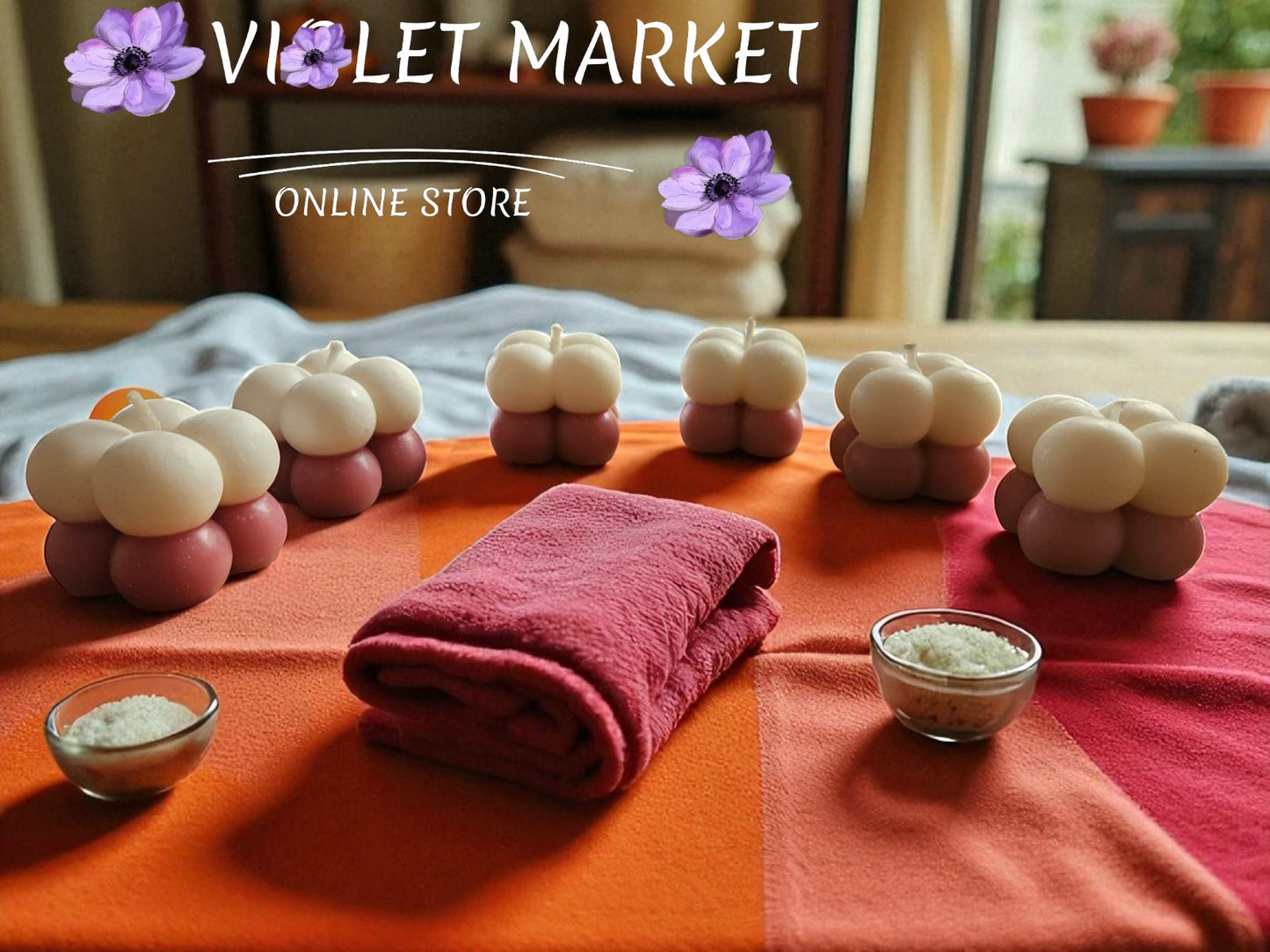 ✨ Velas Bubble Duo – Cera de Soja