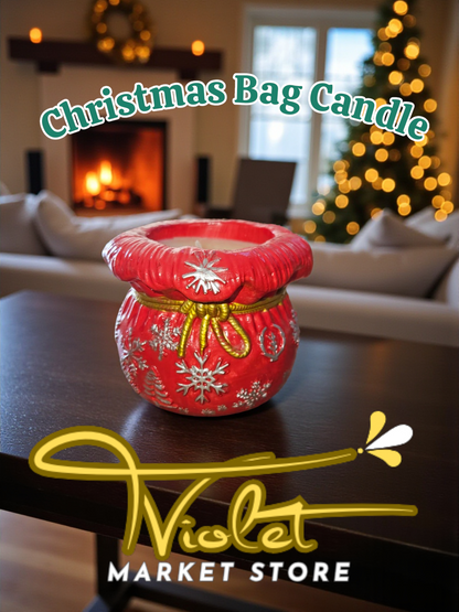 ✨ Vela Saquito Navideño – Christmas Bag Candle