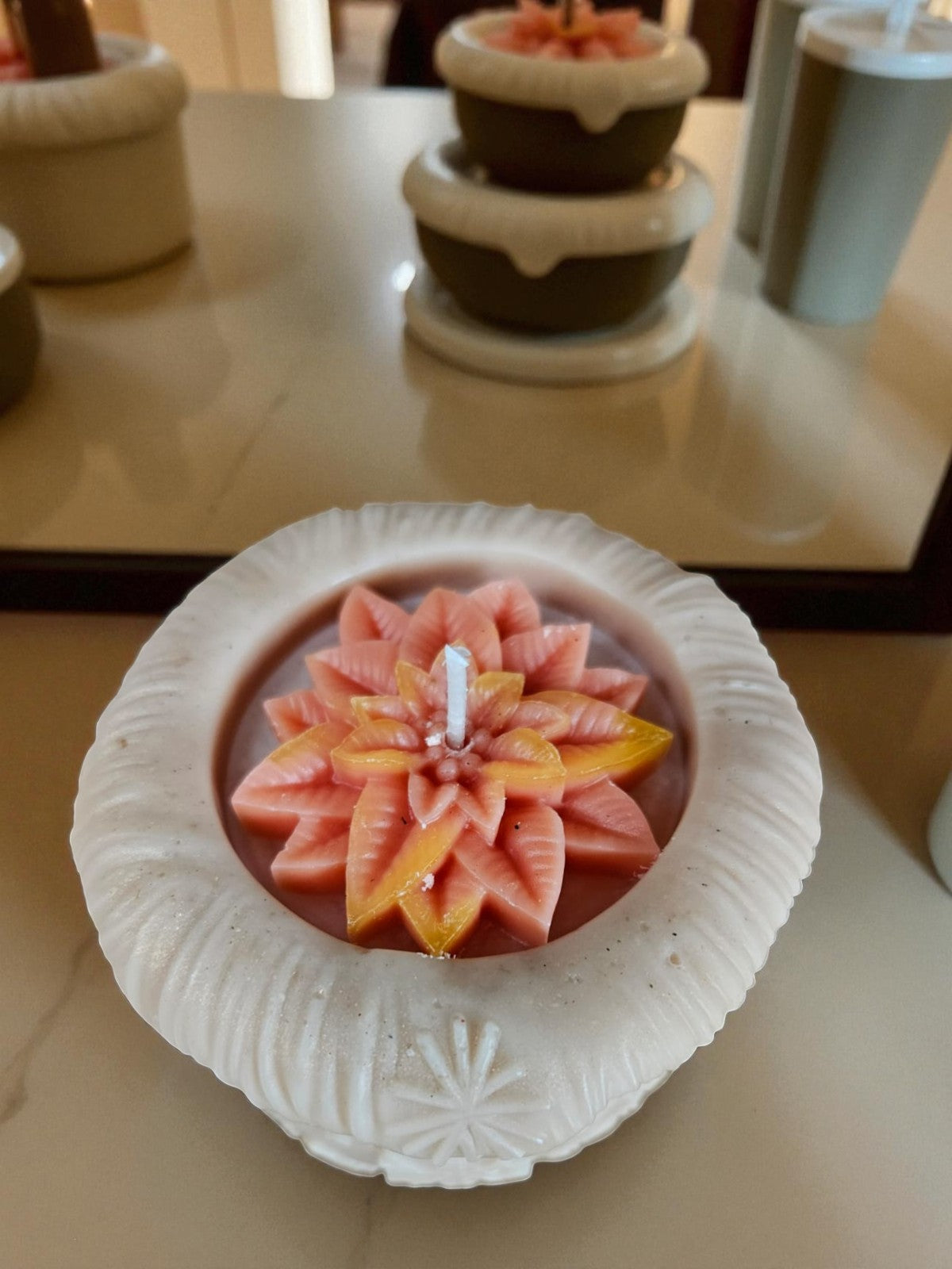 Vela Saco Navideño 100% soja.