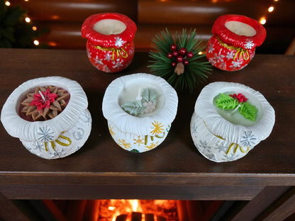 ✨ Vela Saquito Navideño – Christmas Bag Candle