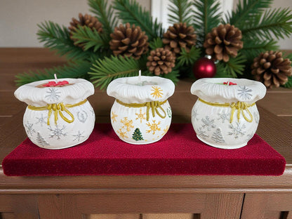 ✨ Vela Saquito Navideño – Christmas Bag Candle