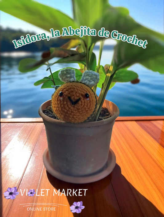 🐝💛 Isidora, la Abejita llavero de Crochet🐝💛