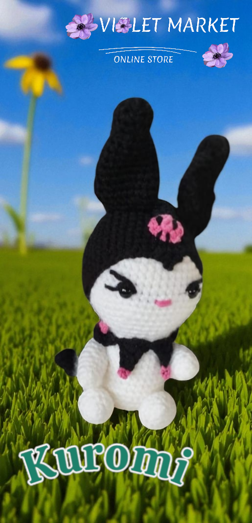 🖤✨ Kuromi – Edición Amigurumi ✨🖤