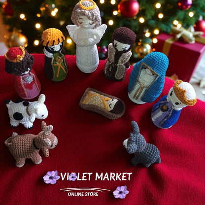 🎄✨ Nacimiento de Jesús en Crochet – Hecho a Mano