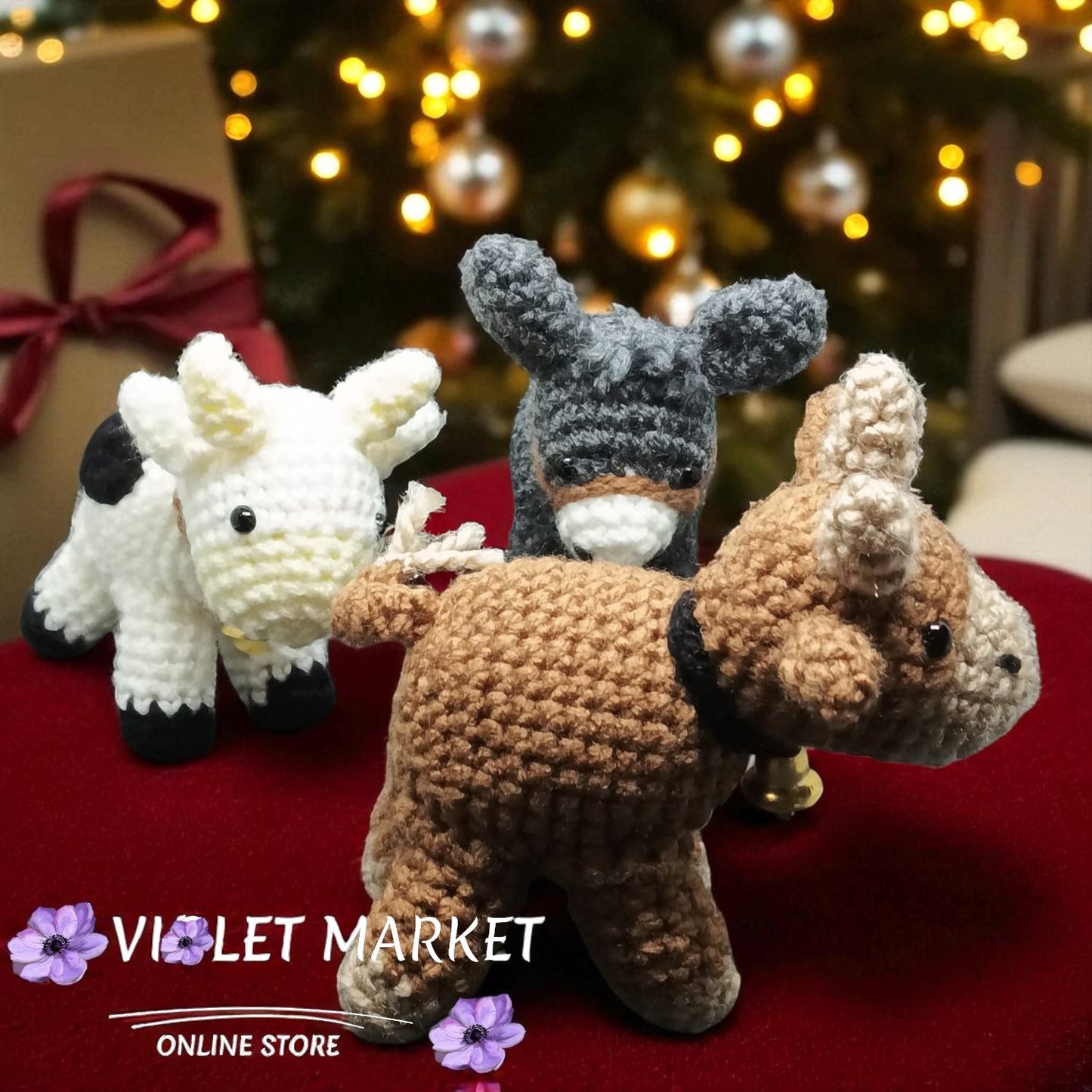 🎄✨ Nacimiento de Jesús en Crochet – Hecho a Mano