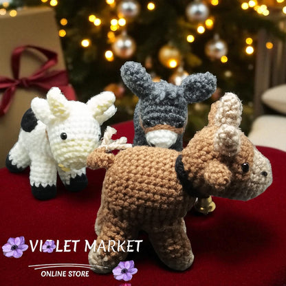 🎄✨ Nacimiento de Jesús en Crochet – Hecho a Mano