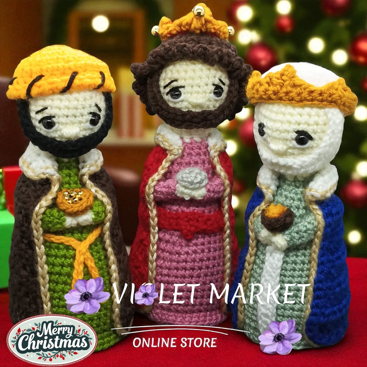 🎄✨ Nacimiento de Jesús en Crochet – Hecho a Mano