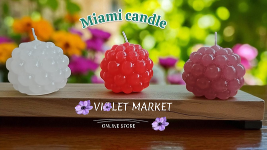 ✨ Vela Miami – Cera de Soja Aromática