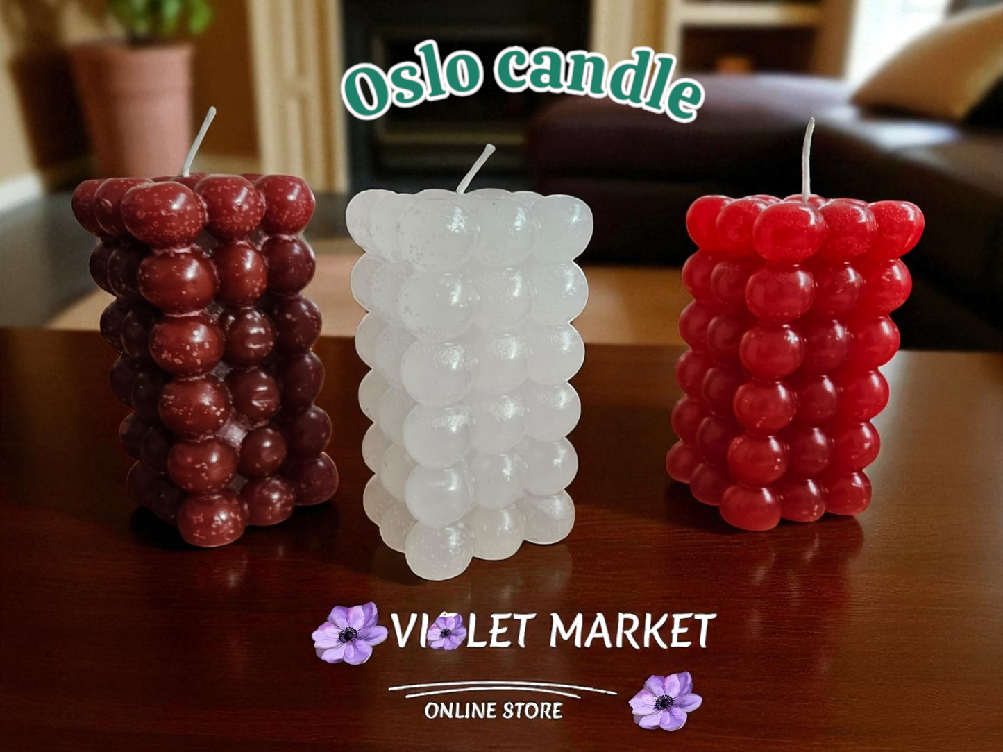 Vela Oslo Navidad- By Violet Market