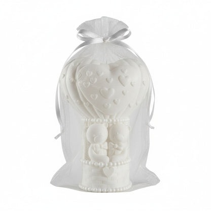 Vela Recuerdo Matrimonio Dulce - Bolsa Organza