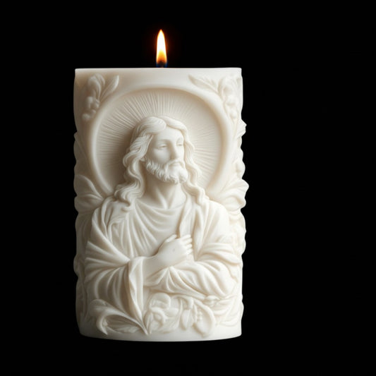 Vela Escultórica Jesús Sagrado