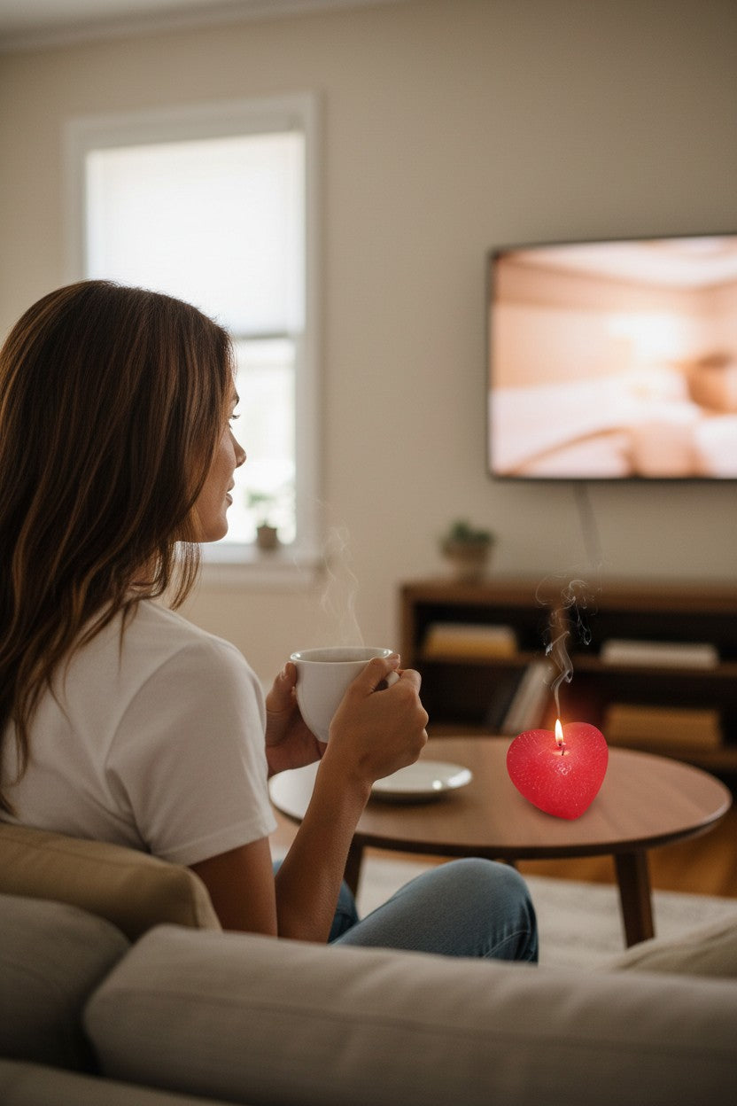 ✨ Corazón Eterno – Vela de Soja Aromática